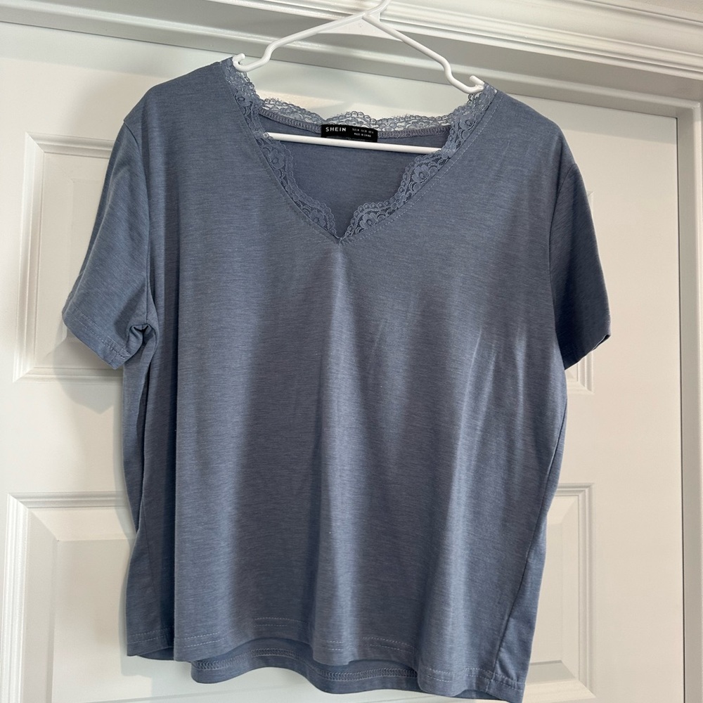 Blue SHEIN Top
